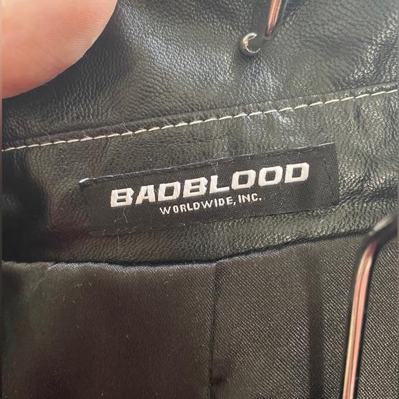 Badblood Korea Pleather Oversized Blazer - Picture 4 of 5